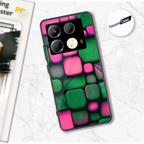 Infinix Note 40 Cover - Stones Series - Premium Printed Metal soft Bumper shock Proof Case