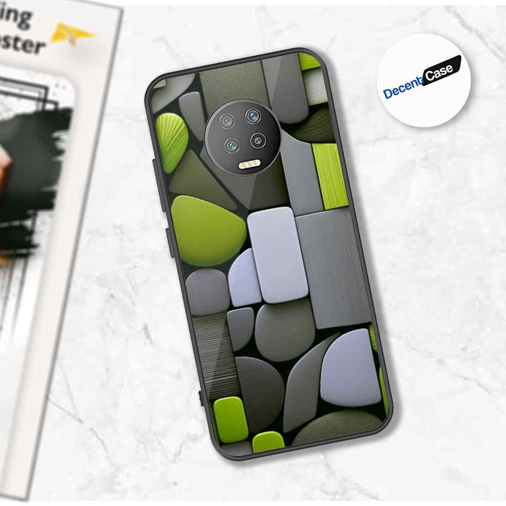 Infinix Note 7 Cover - Stones Series - Premium Printed Metal soft Bumper shock Proof Case
