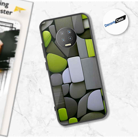 Infinix Note 7 Cover - Stones Series - Premium Printed Metal soft Bumper shock Proof Case