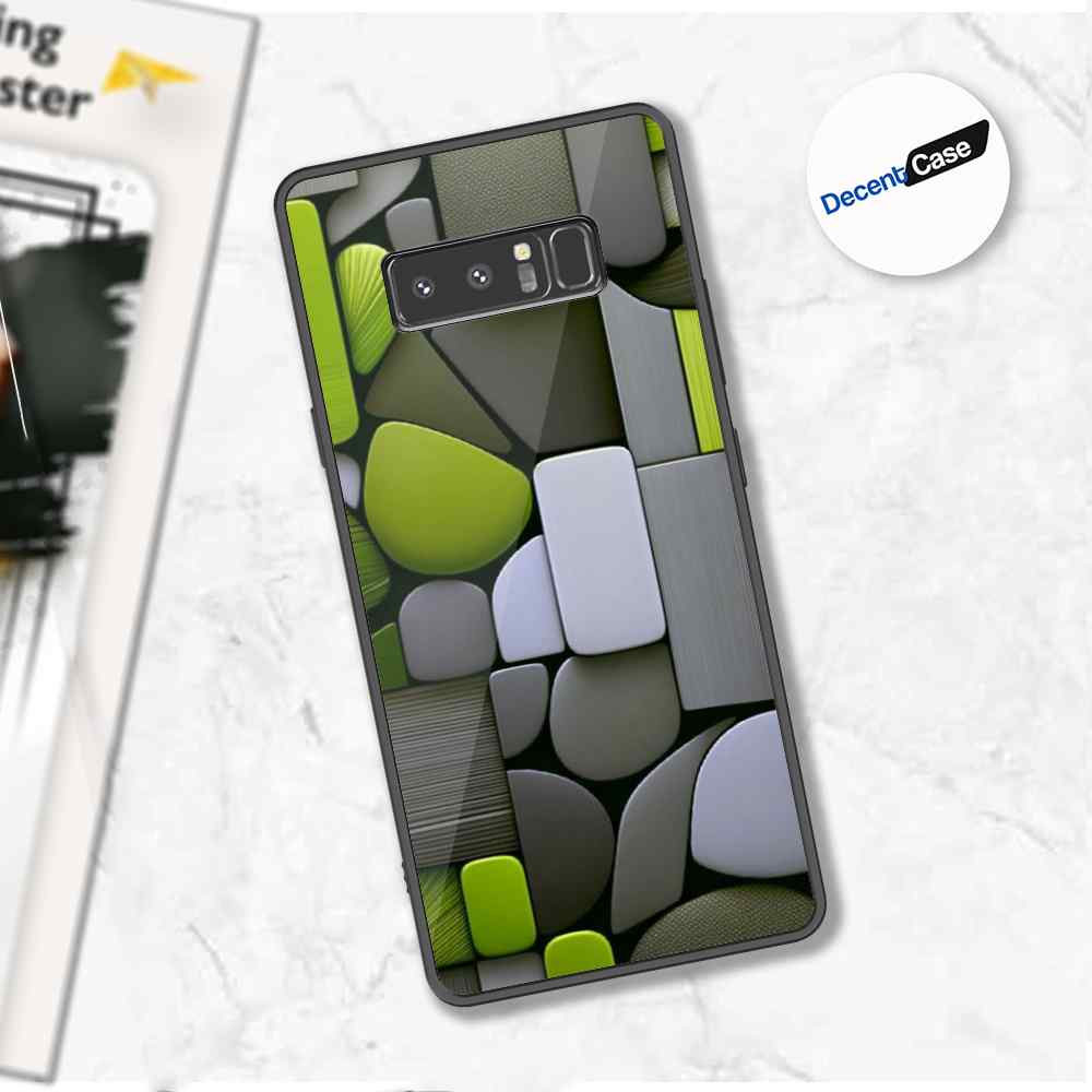 Samsung Galaxy Note 8 Cover - Stones Series - Premium Printed Metal soft Bumper shock Proof Case