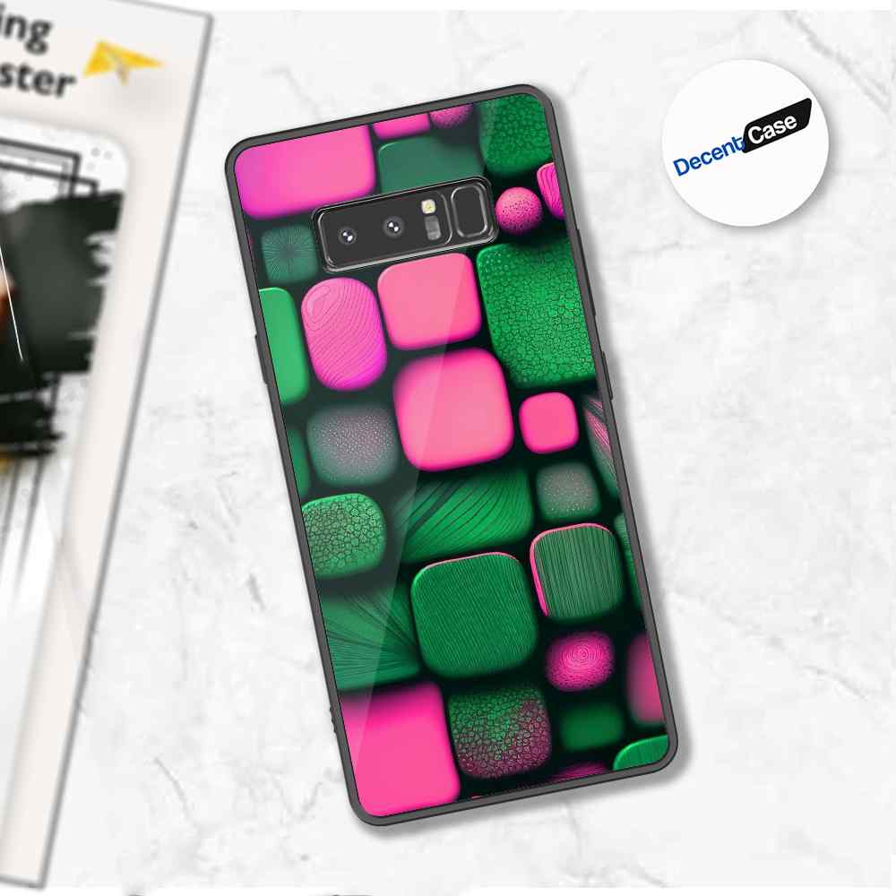 Samsung Galaxy Note 8 Cover - Stones Series - Premium Printed Metal soft Bumper shock Proof Case