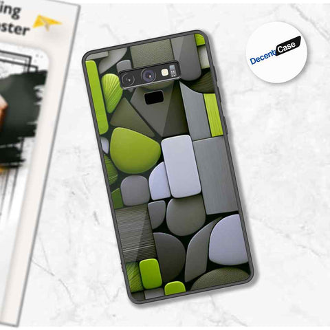 Samsung Galaxy Note 9 Cover - Stones Series - Premium Printed Metal soft Bumper shock Proof Case