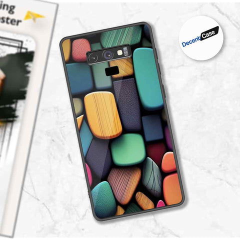 Samsung Galaxy Note 9 Cover - Stones Series - Premium Printed Metal soft Bumper shock Proof Case