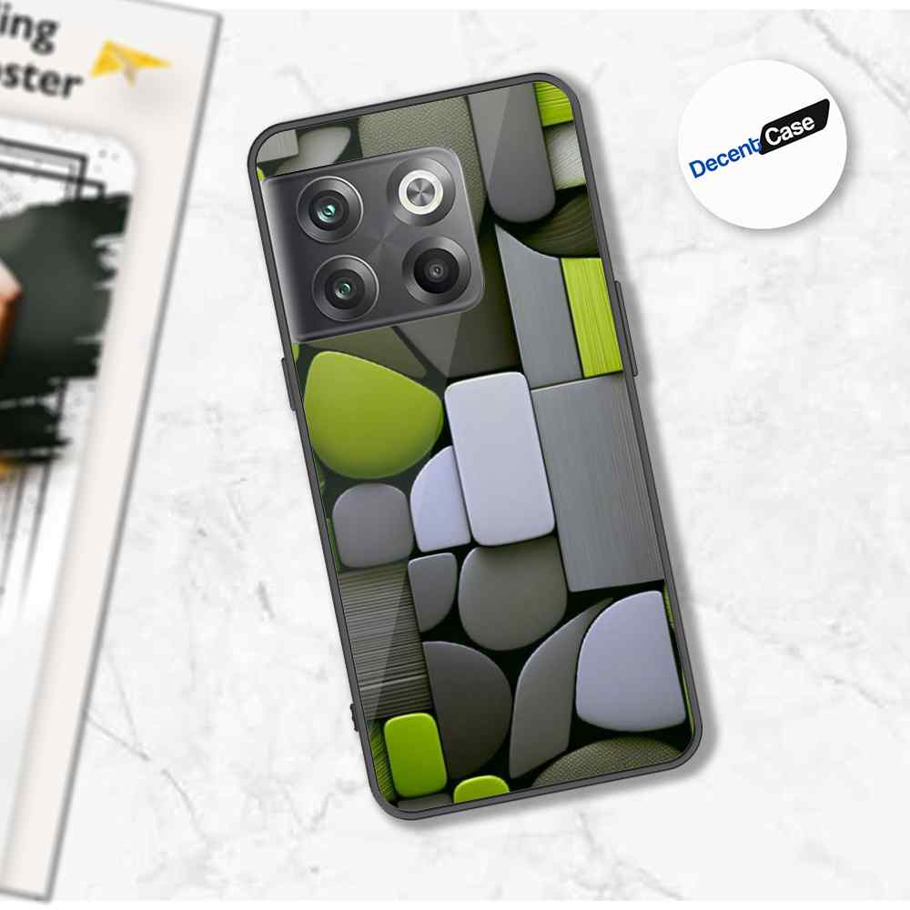 OnePlus 10T Cover - Stones Series - Premium Printed Metal soft Bumper shock Proof Case