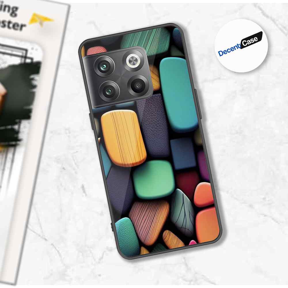 OnePlus 10T Cover - Stones Series - Premium Printed Metal soft Bumper shock Proof Case