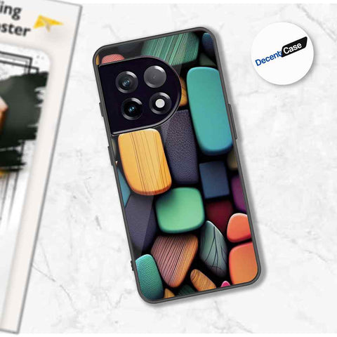 OnePlus 11 Cover - Stones Series - Premium Printed Metal soft Bumper shock Proof Case
