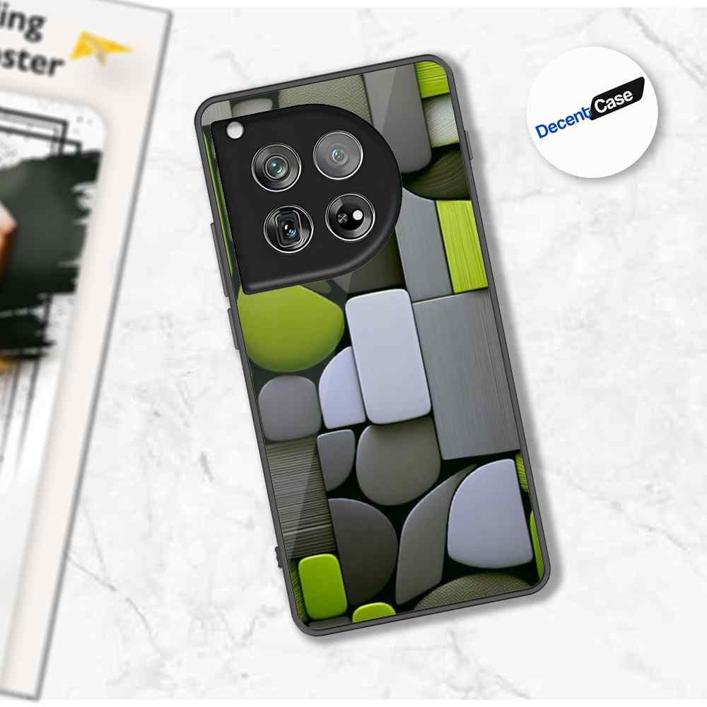 OnePlus 12 Cover - Stones Series - Premium Printed Metal soft Bumper shock Proof Case