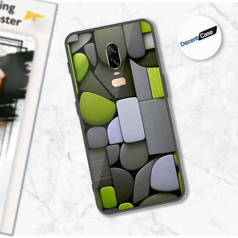 OnePlus 6 Cover - Stones Series - Premium Printed Metal soft Bumper shock Proof Case