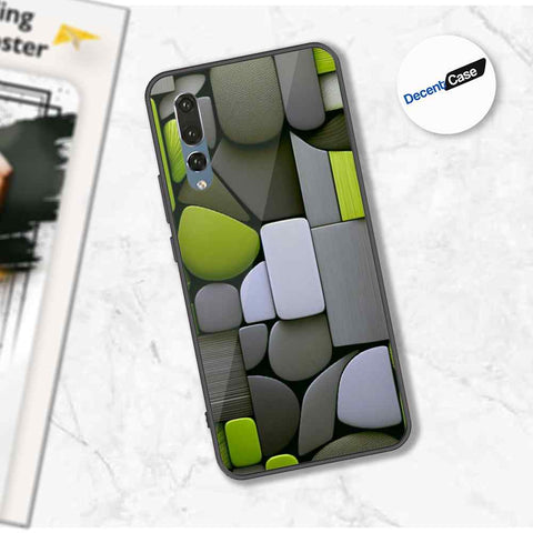 Huawei P20 Pro Cover - Stones Series - Premium Printed Metal soft Bumper shock Proof Case