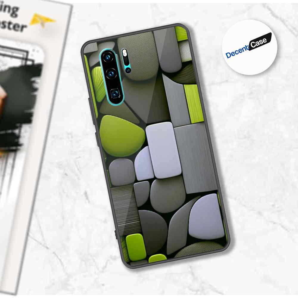 Huawei P30 Pro Cover - Stones Series - Premium Printed Metal soft Bumper shock Proof Case