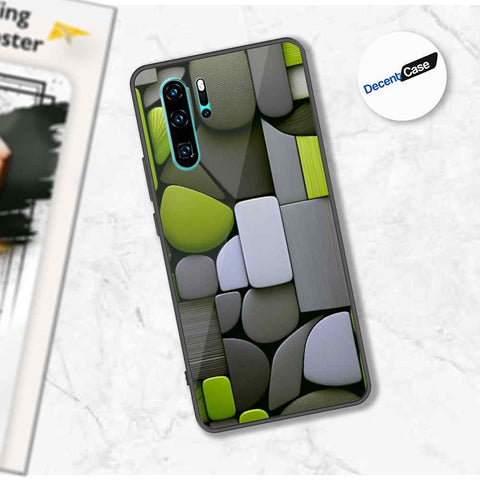 Huawei P30 Pro Cover - Stones Series - Premium Printed Metal soft Bumper shock Proof Case