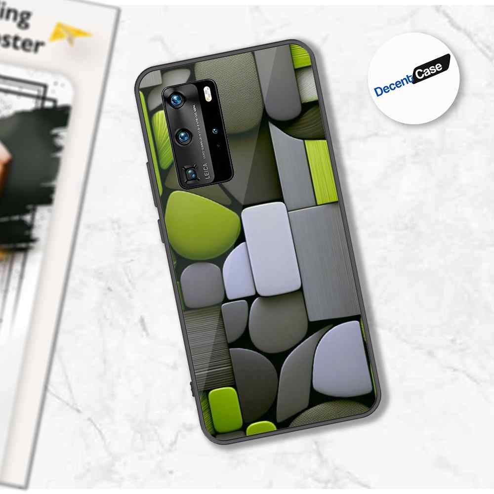 Huawei P40 Pro  Cover - Stones Series - Premium Printed Metal soft Bumper shock Proof Case