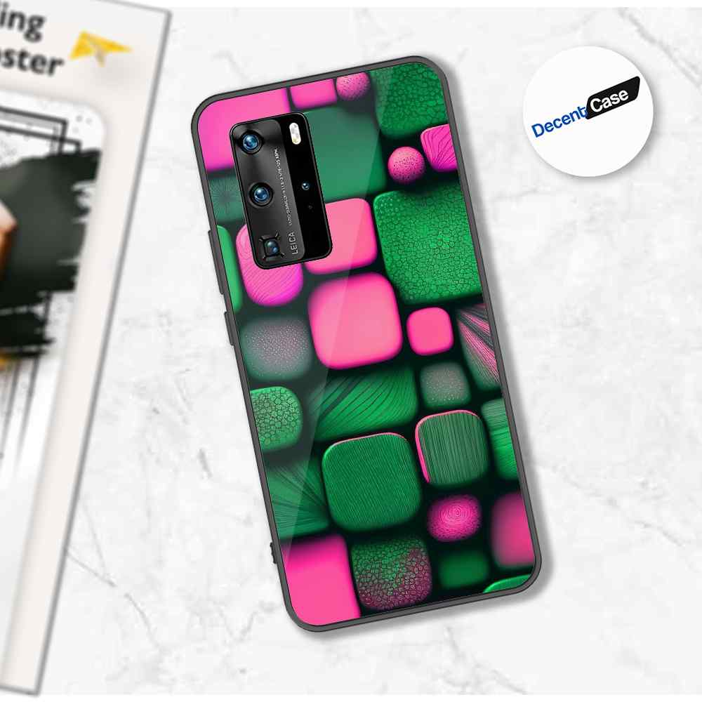 Huawei P40 Pro  Cover - Stones Series - Premium Printed Metal soft Bumper shock Proof Case