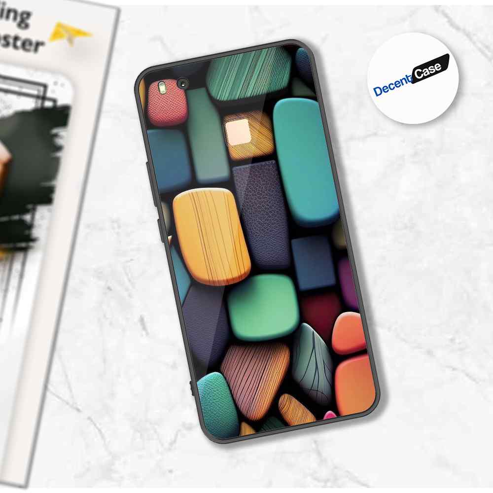 Huawei P9 Lite Cover - Stones Series - Premium Printed Metal soft Bumper shock Proof Case
