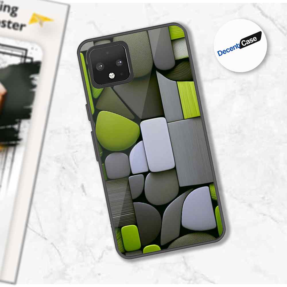 Google Pixel 4 Cover - Stones Series - Premium Printed Metal soft Bumper shock Proof Case