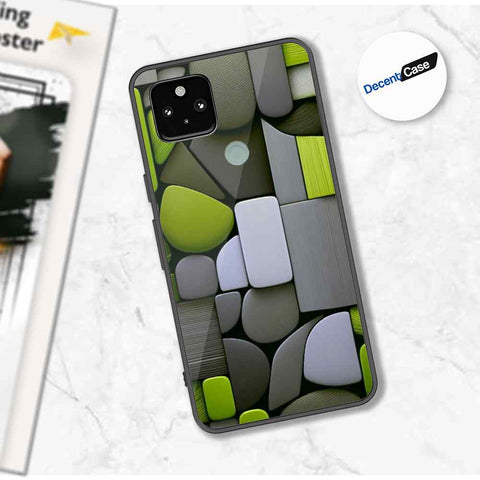 Google Pixel 5 Cover - Stones Series - Premium Printed Metal soft Bumper shock Proof Case