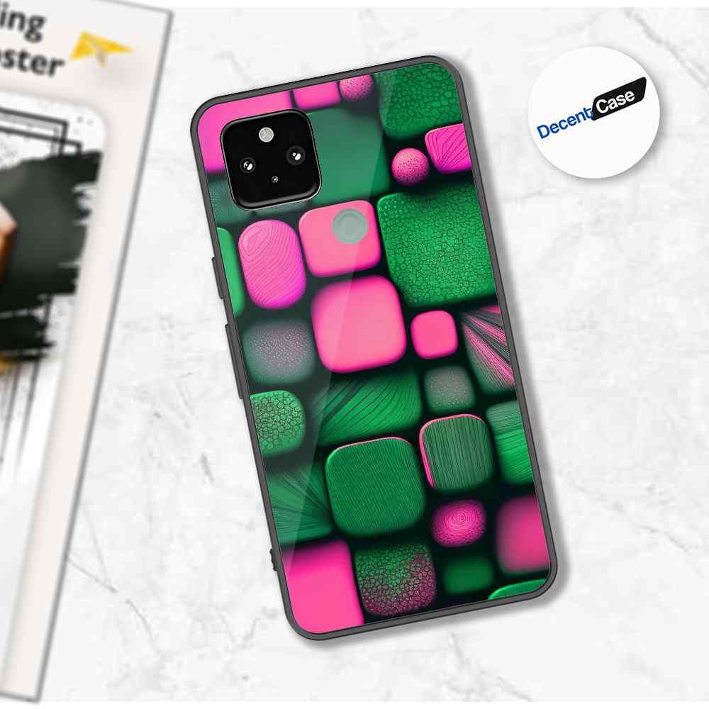 Google Pixel 5 Cover - Stones Series - Premium Printed Metal soft Bumper shock Proof Case