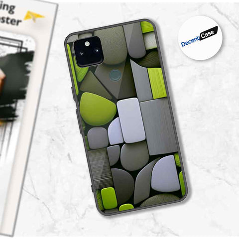 Google Pixel 5a 5G Cover - Stones Series - Premium Printed Metal soft Bumper shock Proof Case