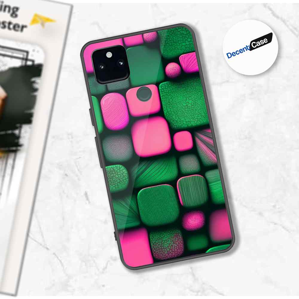 Google Pixel 5a 5G Cover - Stones Series - Premium Printed Metal soft Bumper shock Proof Case