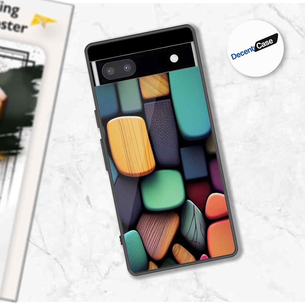 Google Pixel 6a Cover - Stones Series - Premium Printed Metal soft Bumper shock Proof Case