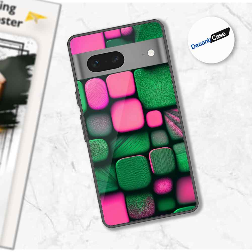Google Pixel 7 Cover - Stones Series - Premium Printed Metal soft Bumper shock Proof Case