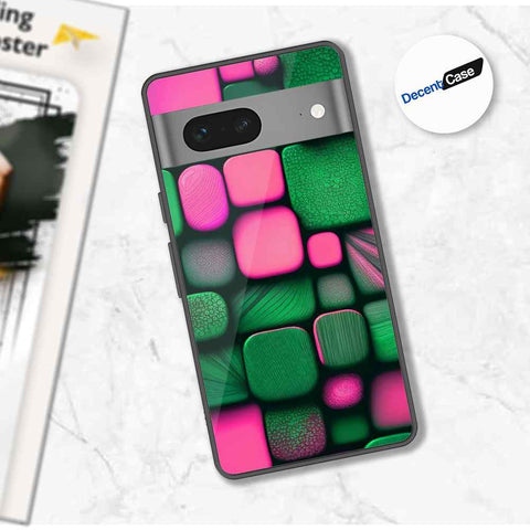 Google Pixel 7 Cover - Stones Series - Premium Printed Metal soft Bumper shock Proof Case