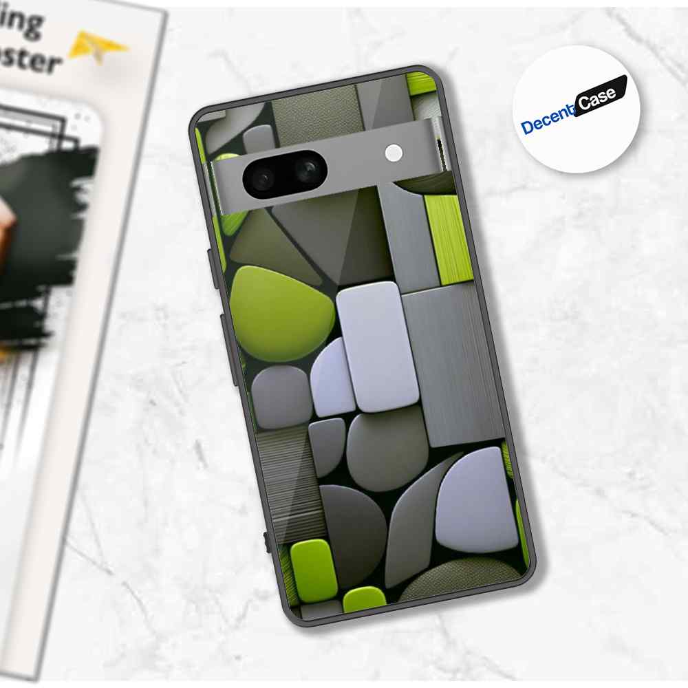 Google Pixel 7a Cover - Stones Series - Premium Printed Metal soft Bumper shock Proof Case