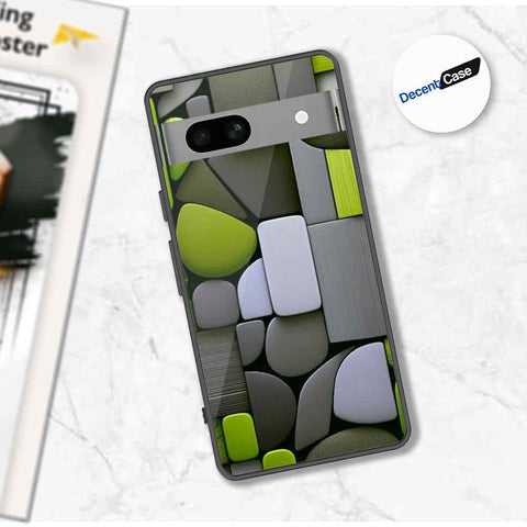 Google Pixel 7a Cover - Stones Series - Premium Printed Metal soft Bumper shock Proof Case