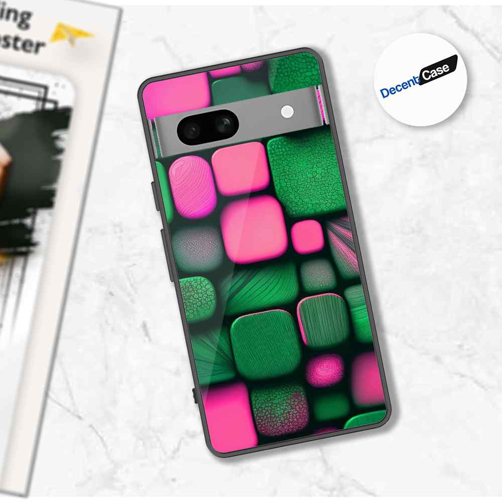 Google Pixel 7a Cover - Stones Series - Premium Printed Metal soft Bumper shock Proof Case
