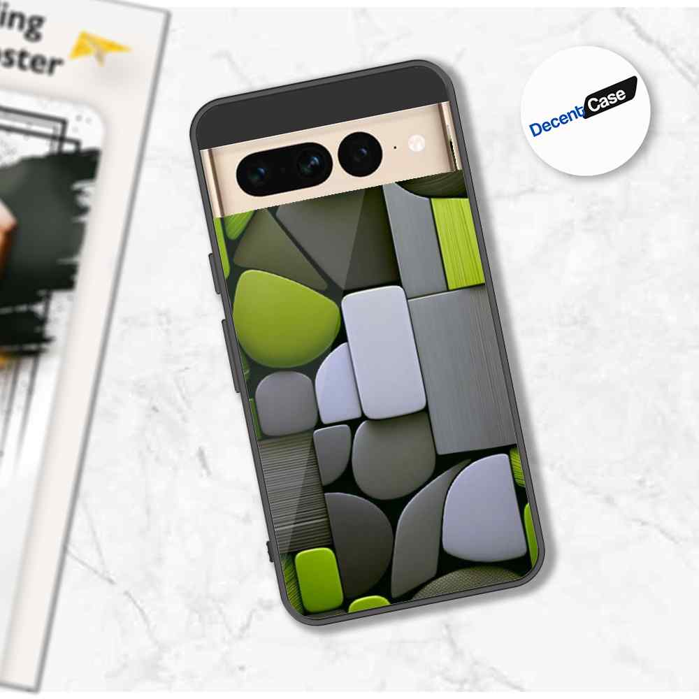 Google Pixel 7 Pro Cover - Stones Series - Premium Printed Metal soft Bumper shock Proof Case