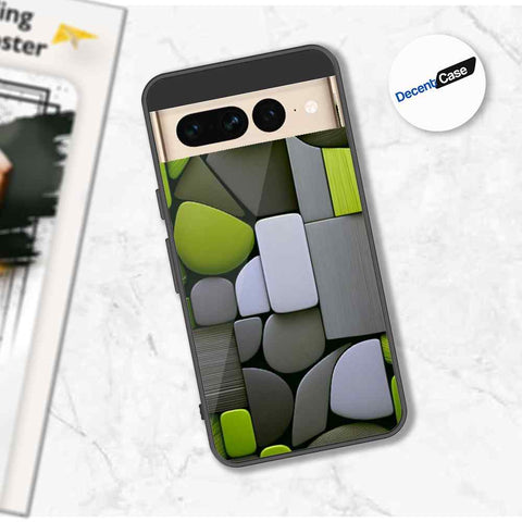 Google Pixel 7 Pro Cover - Stones Series - Premium Printed Metal soft Bumper shock Proof Case