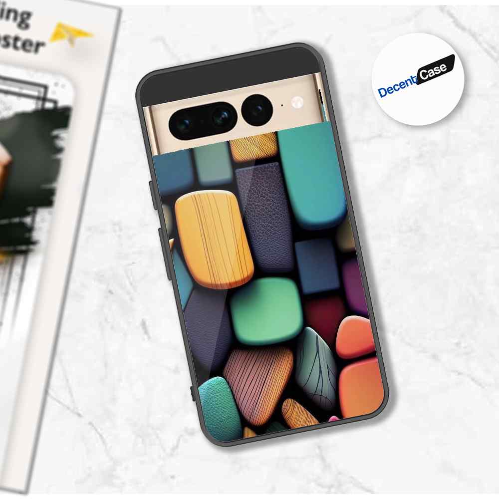 Google Pixel 7 Pro Cover - Stones Series - Premium Printed Metal soft Bumper shock Proof Case