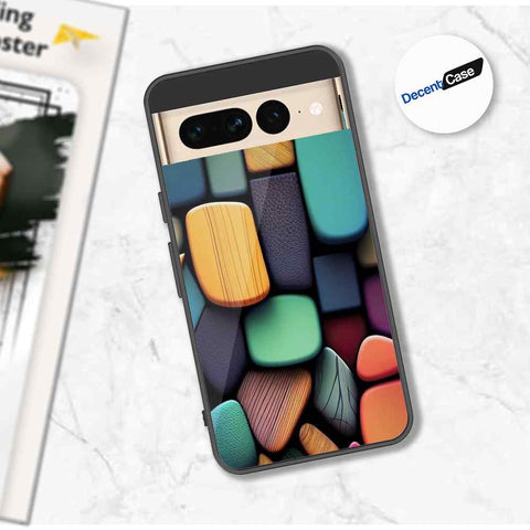 Google Pixel 7 Pro Cover - Stones Series - Premium Printed Metal soft Bumper shock Proof Case