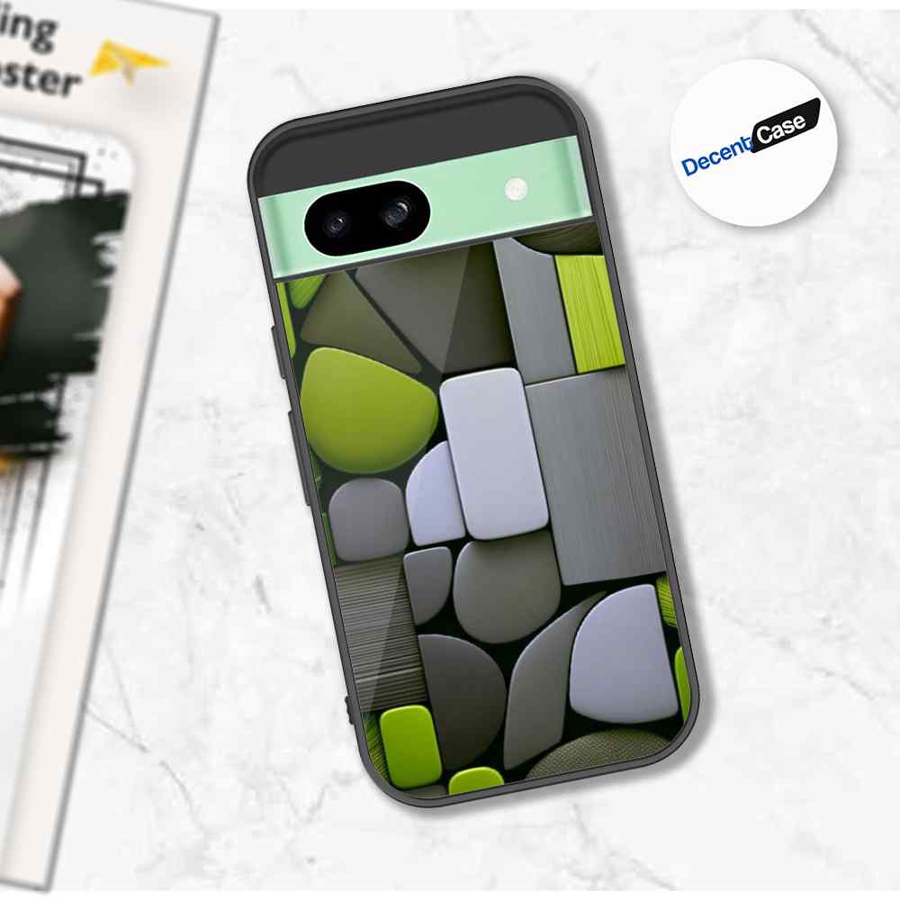 Google Pixel 8a Cover - Stones Series - Premium Printed Metal soft Bumper shock Proof Case