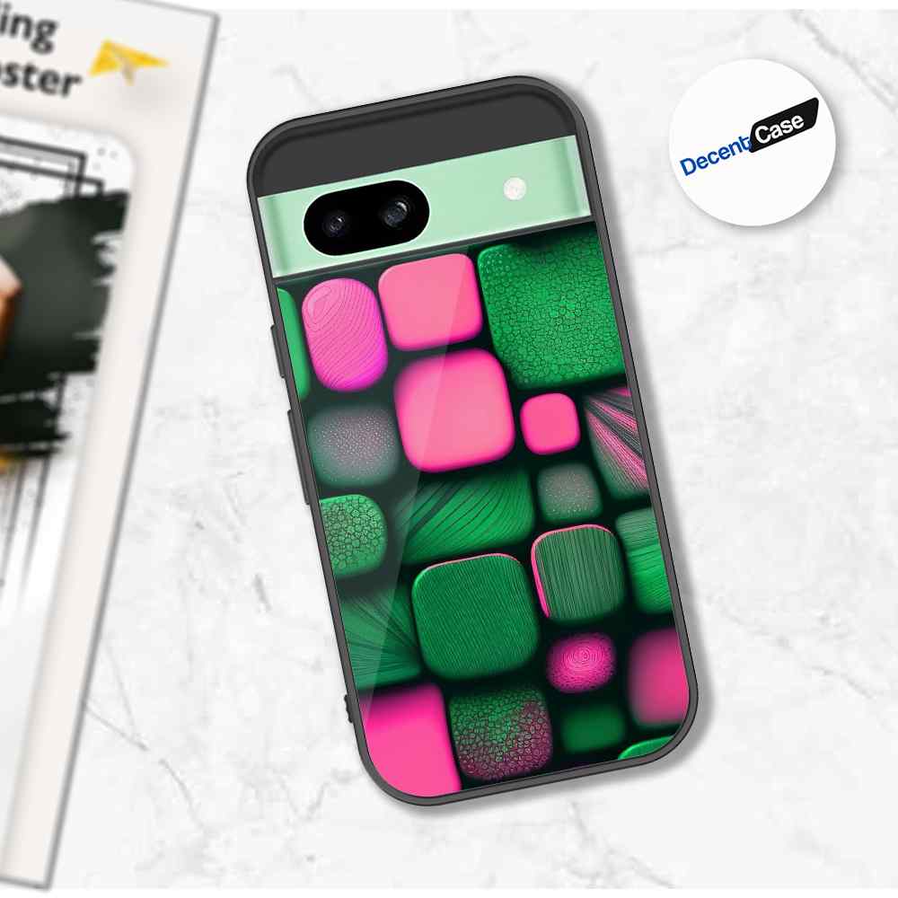 Google Pixel 8a Cover - Stones Series - Premium Printed Metal soft Bumper shock Proof Case