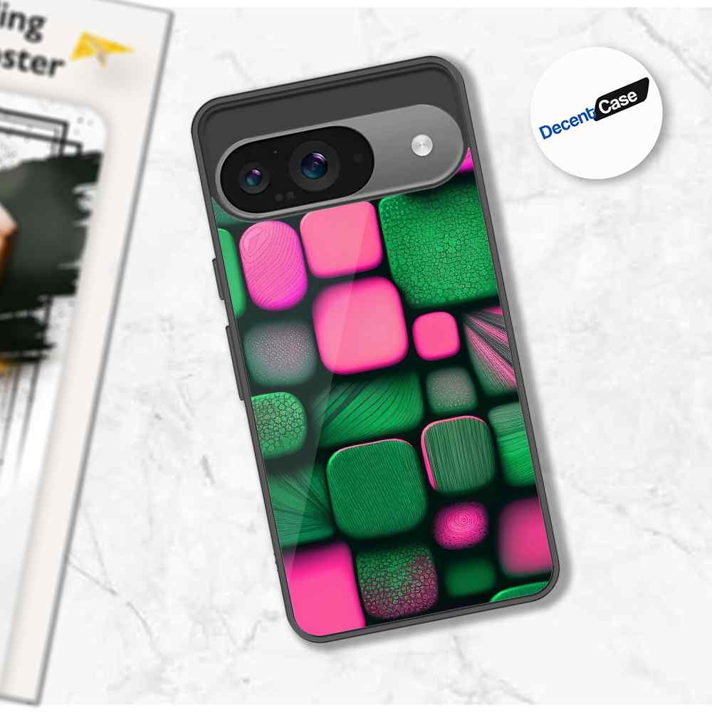 Google Pixel 9 Cover - Stones Series - Premium Printed Metal soft Bumper shock Proof Case