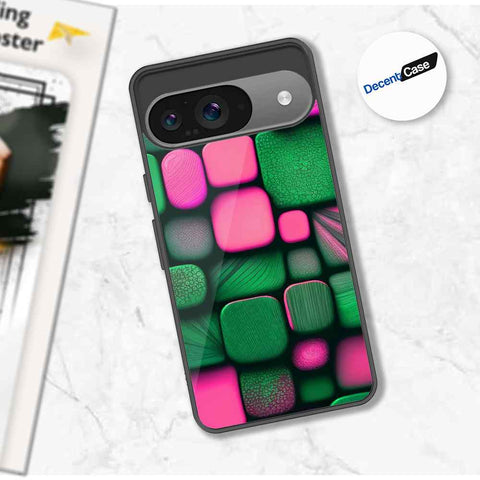 Google Pixel 9 Cover - Stones Series - Premium Printed Metal soft Bumper shock Proof Case