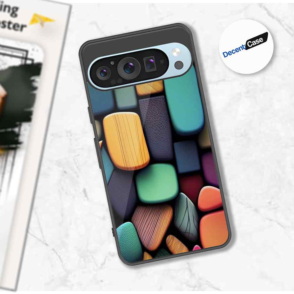 Google Pixel 9 Pro XL Cover - Stones Series - Premium Printed Metal soft Bumper shock Proof Case