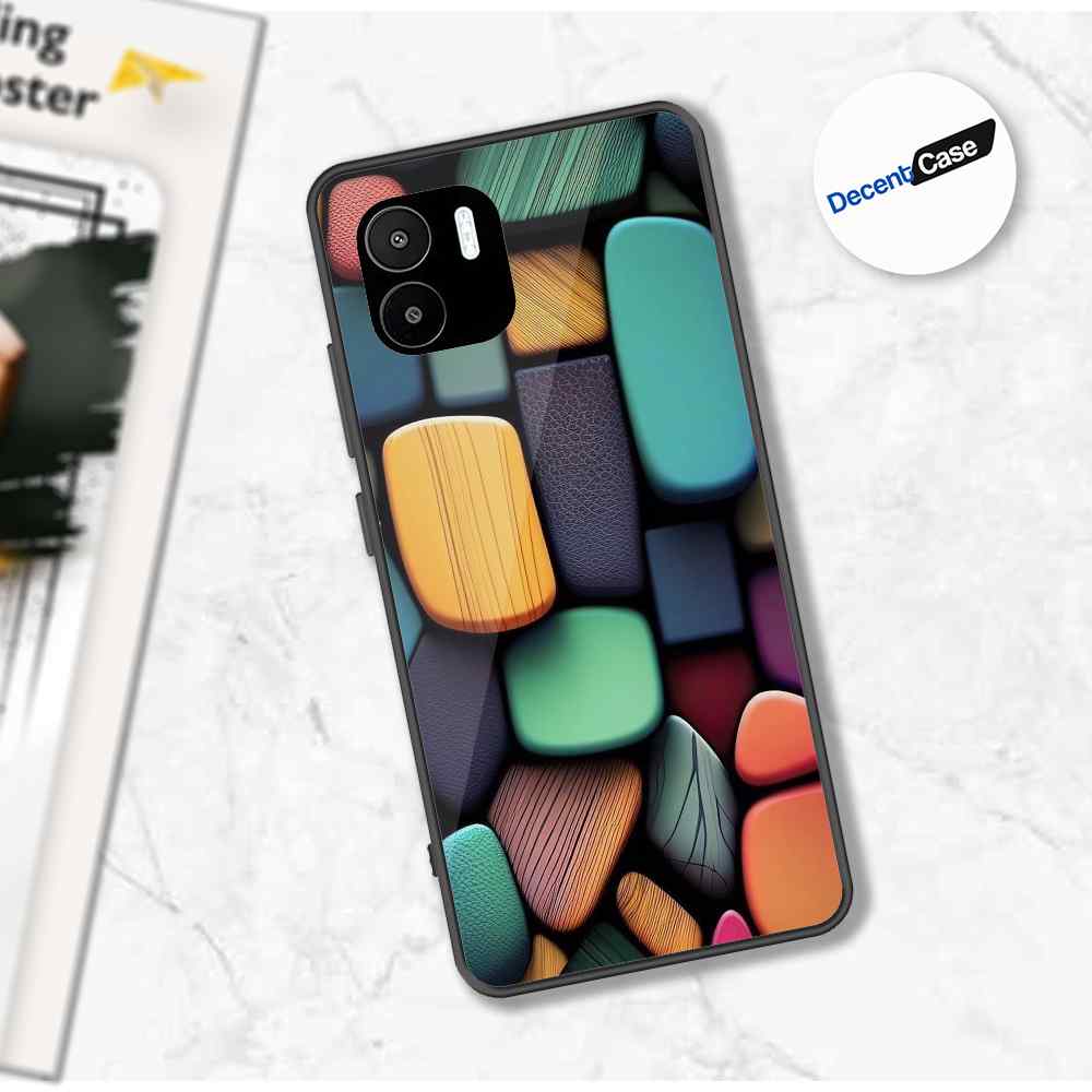 Xiaomi Poco C50 Cover - Stones Series - Premium Printed Metal soft Bumper shock Proof Case