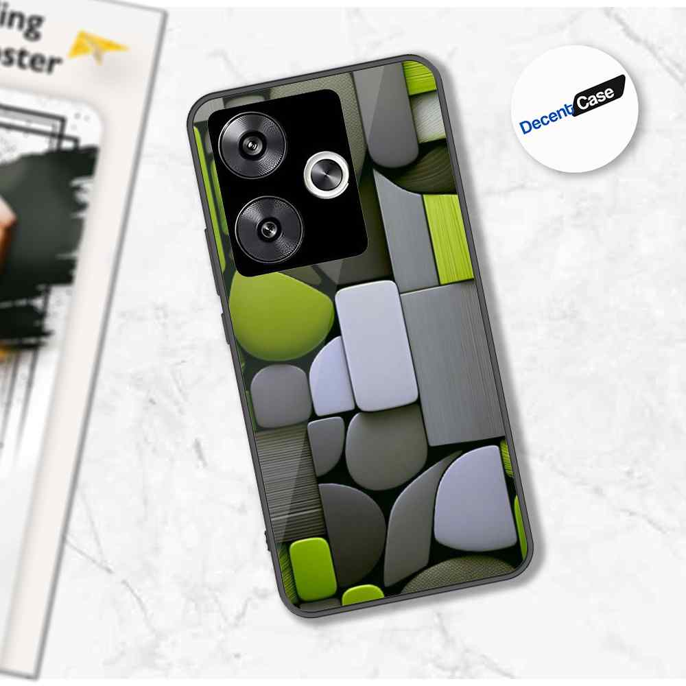 Xiaomi Poco F6 Cover - Stones Series - Premium Printed Metal soft Bumper shock Proof Case