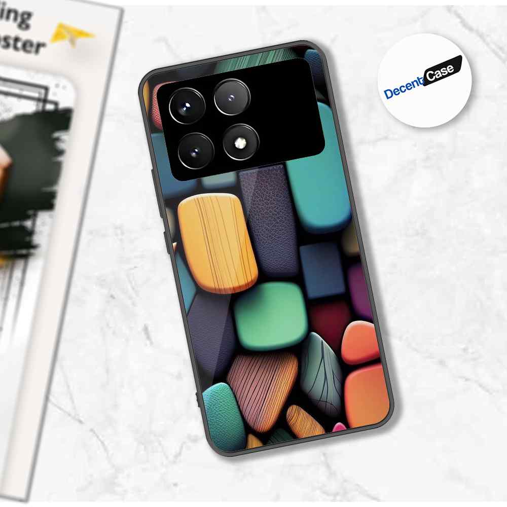 Xiaomi Poco F6 Pro Cover - Stones Series - Premium Printed Metal soft Bumper shock Proof Case