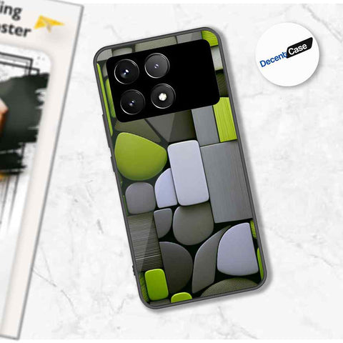 Xiaomi Poco X6 Pro Cover - Stones Series - Premium Printed Metal soft Bumper shock Proof Case