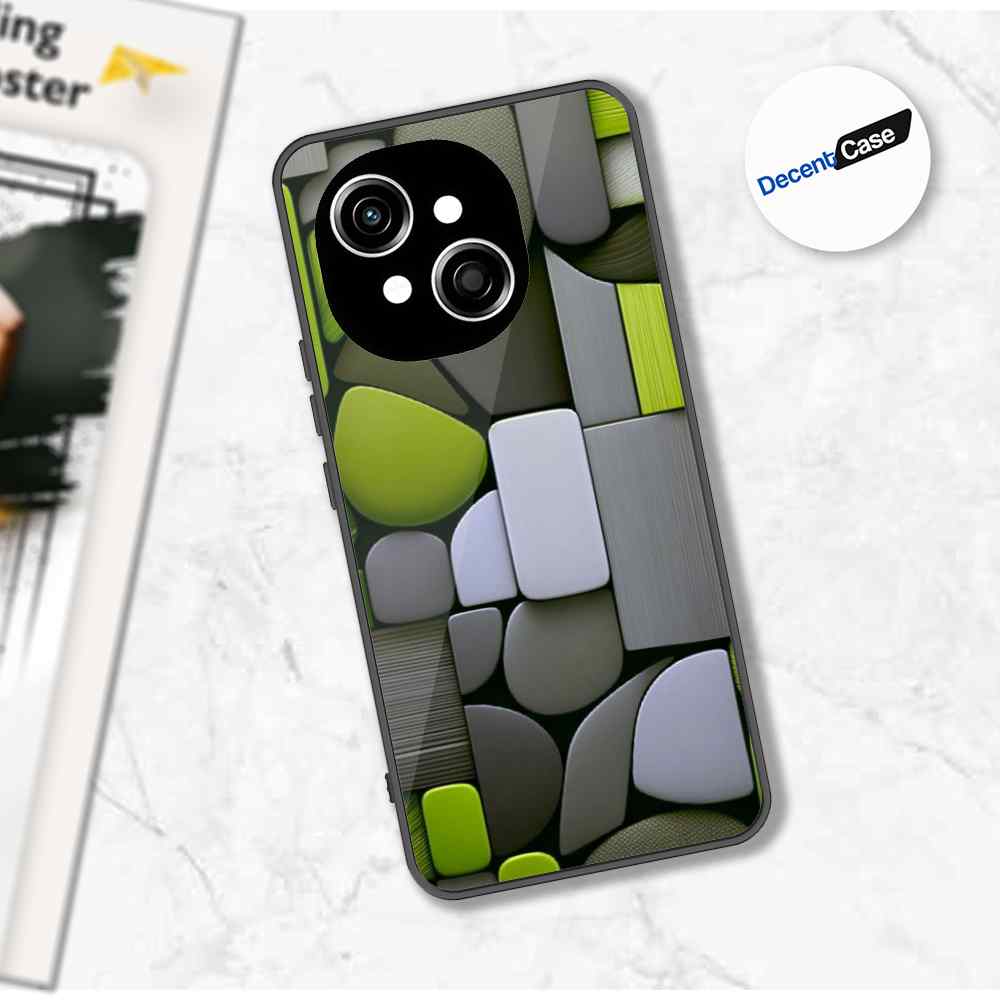 Tecno Spark Go 1 Cover - Stones Series - Premium Printed Metal soft Bumper shock Proof Case