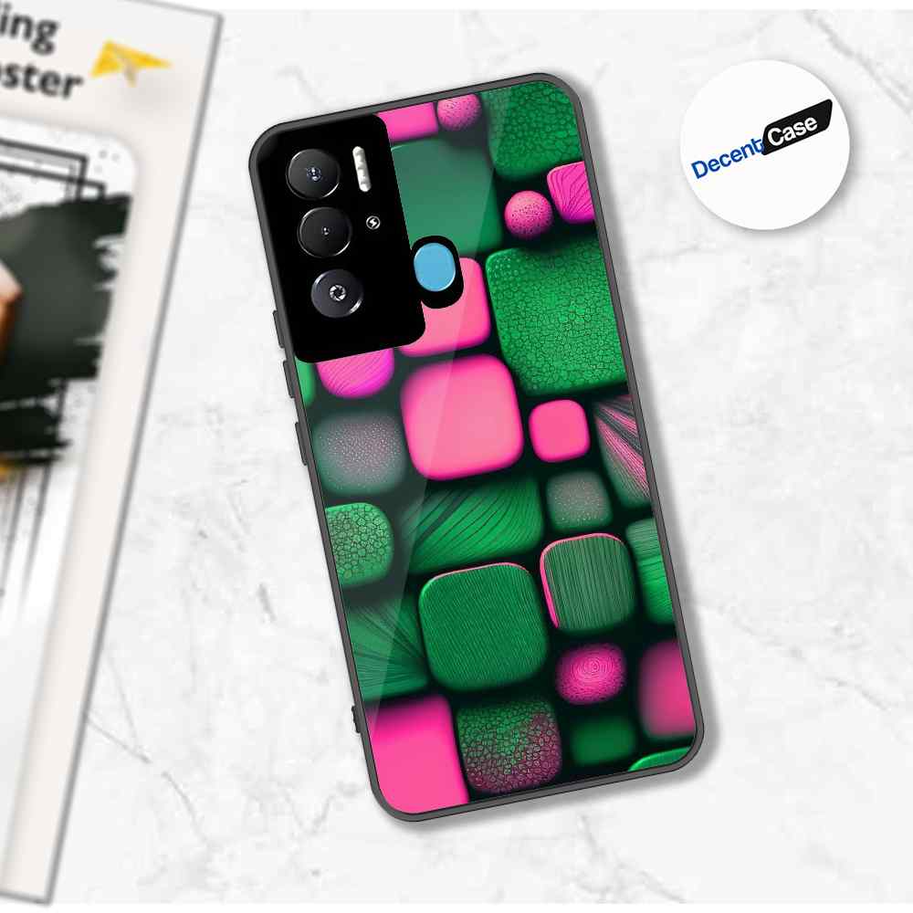 Tecno Pova Neo Cover - Stones Series - Premium Printed Metal soft Bumper shock Proof Case