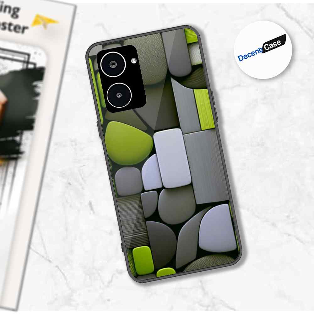 Realme 10 Cover - Stones Series - Premium Printed Metal soft Bumper shock Proof Case