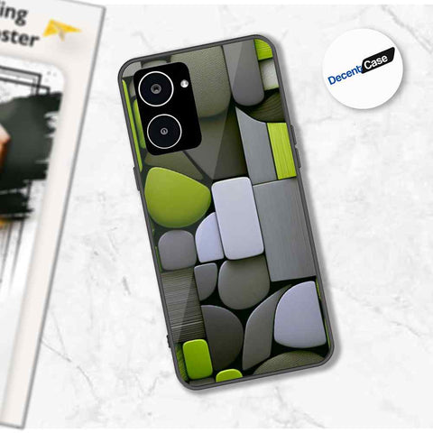 Realme 10 Cover - Stones Series - Premium Printed Metal soft Bumper shock Proof Case