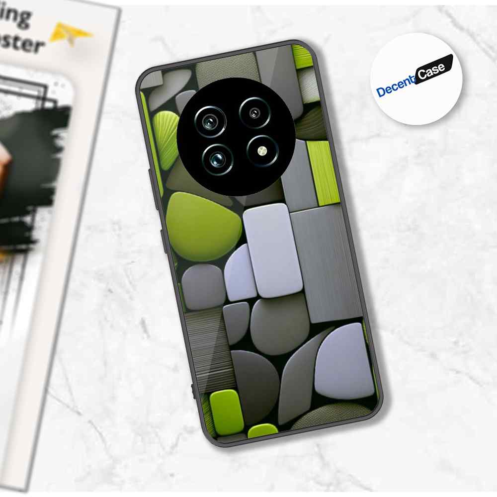 Realme 12 5G Cover - Stones Series - Premium Printed Metal soft Bumper shock Proof Case