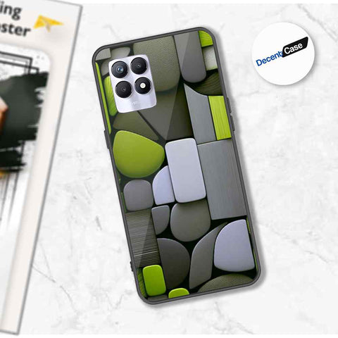 Realme 8i Cover - Stones Series - Premium Printed Metal soft Bumper shock Proof Case