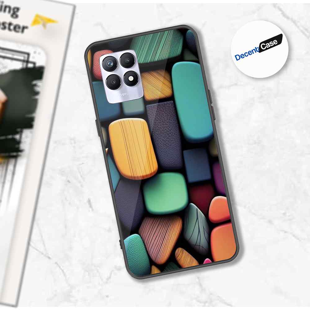 Realme 8i Cover - Stones Series - Premium Printed Metal soft Bumper shock Proof Case