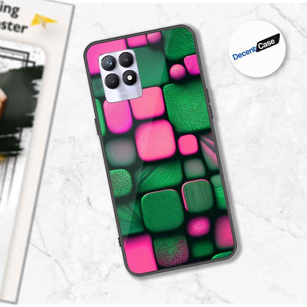 Realme 8i Cover - Stones Series - Premium Printed Metal soft Bumper shock Proof Case